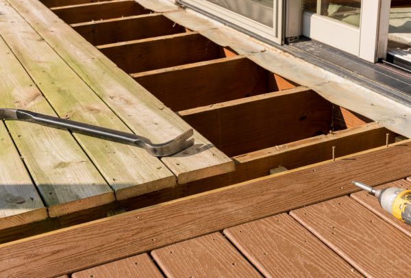 Old Deck Repair in Sandpoint