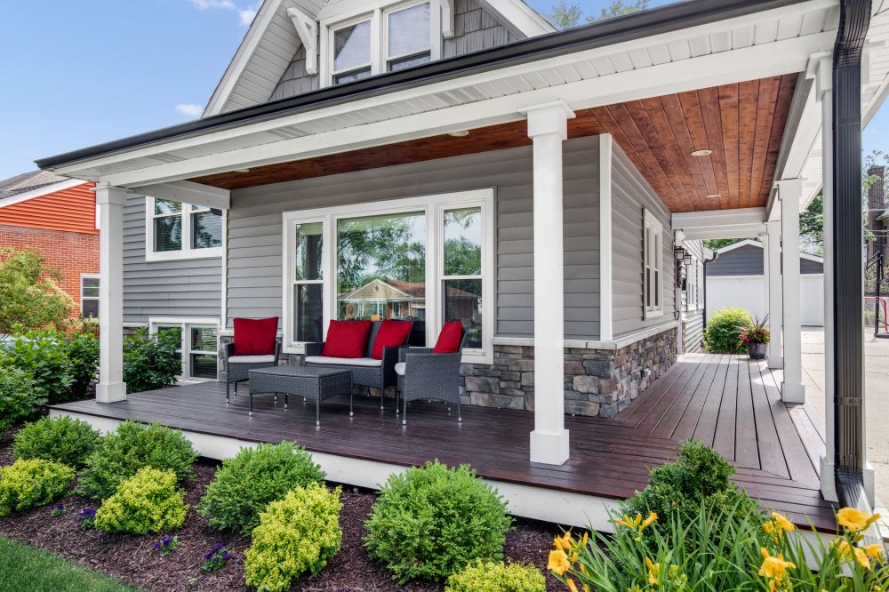 Porch Pillar Repair in Sandpoint