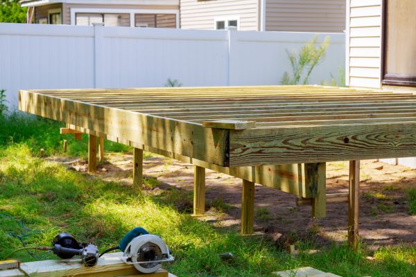 Elevated Deck Installation in Sandpoint