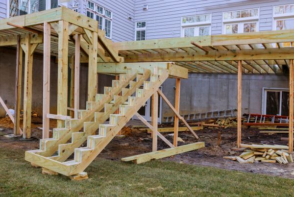 Deck Post Replacement in Sandpoint
