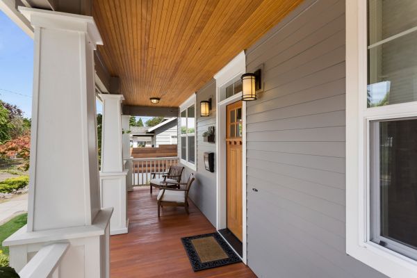 Porch Beam Replacement in Sandpoint