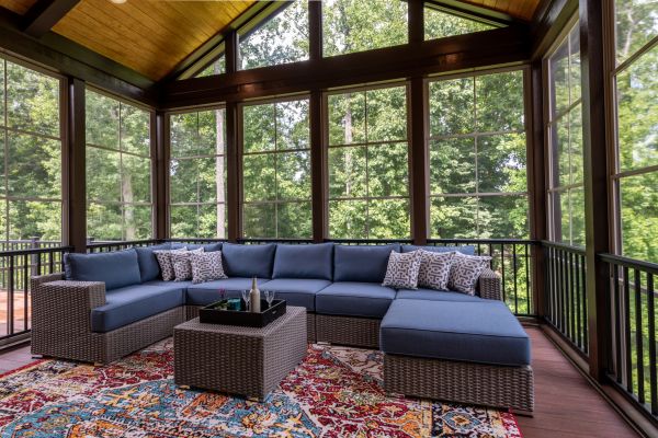 Enclosed Deck Installation in Sandpoint