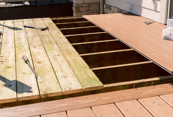 Deck Floor Replacement in Sandpoint