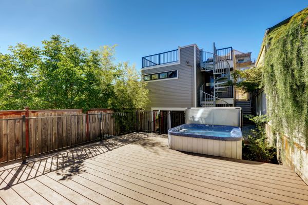 Hot Tub Deck Installation in Sandpoint