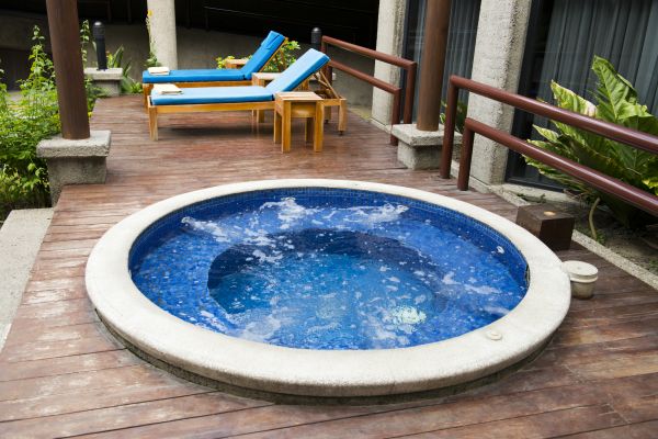 Hot Tub Deck Construction in Sandpoint