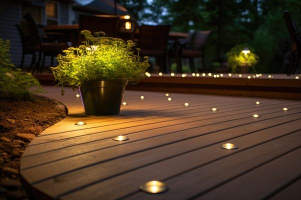 Ground Level Deck Construction in Sandpoint