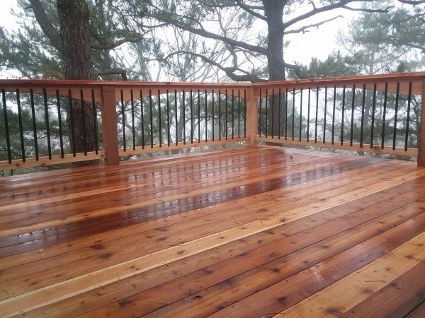 Cedar Deck Repair in Sandpoint