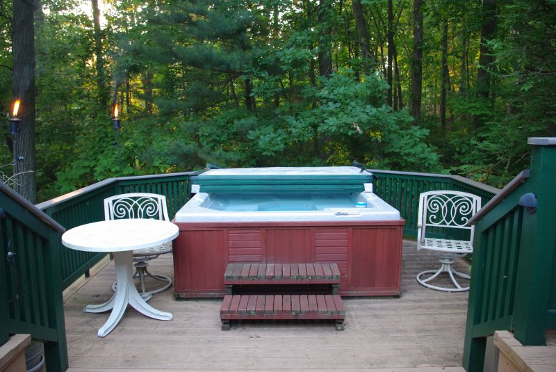 Hot Tub Deck Installation detail